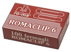 FERMAGLI N. 6 SCATOLA 100 PZ.